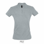 PERFECT WOMEN - PERFECT dames polo 180g - 3XL - Grijs Gemêleerd 2